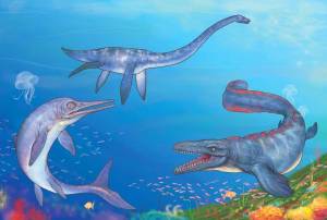 Раскраска морские динозавры #32 #404368