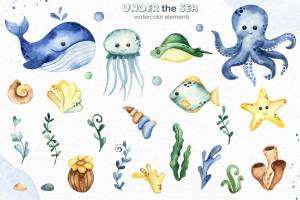Раскраска морские животные для детей #38 #404413