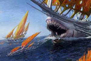 Раскраска морские монстры #31 #404483