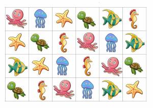 Раскраска морские обитатели для детей 5 6 лет #13 #404543