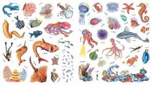 Раскраска морские обитатели морей и океанов для детей #9 #404607