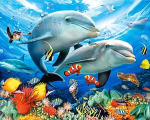 Раскраска морские обитатели морей и океанов для детей #22 #404620
