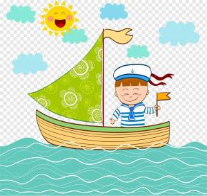 Раскраска моряк для детей #6 #405233