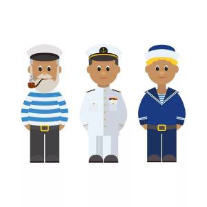 Раскраска моряк для детей #9 #405236