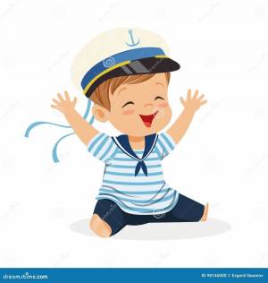 Раскраска моряк для детей #14 #405241