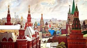 Раскраска московский кремль #12 #405443