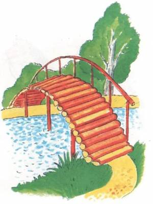 Раскраска мост для детей #7 #405508