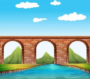 Раскраска мост для детей #14 #405515