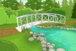 Раскраска мост для детей #35 #405536