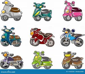 Раскраска мотоцикл для детей 3 4 лет #15 #405552