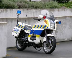 Раскраска мотоцикл полицейский #5 #405610