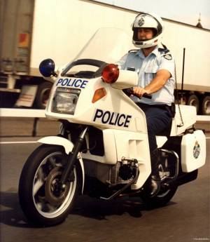 Раскраска мотоцикл полицейский #22 #405627
