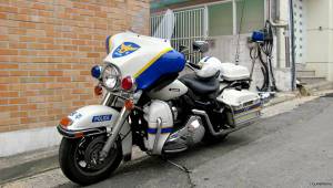 Раскраска мотоцикл полицейский #29 #405634