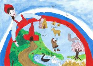 Раскраска моя россия для детей на тему родина #22 #406197