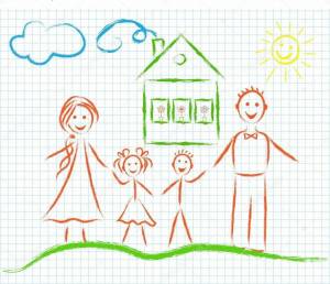 Раскраска моя семья для детей 3 4 лет #8 #406222