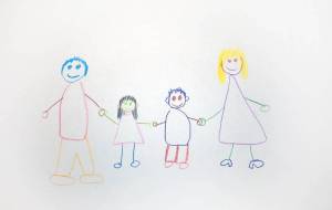 Раскраска моя семья для детей 3 4 лет #38 #406252