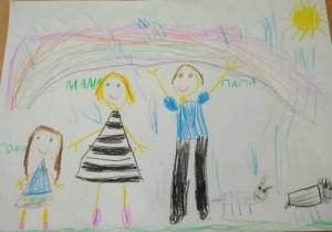 Раскраска моя семья для детей 4 5 лет #19 #406272