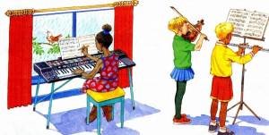 Раскраска музыкальные для детей на уроках музыки #13 #406974