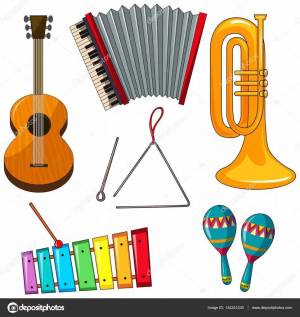 Раскраска музыкальные инструменты 1 класс #31 #407025