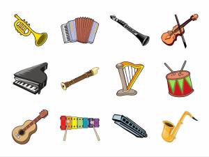 Раскраска музыкальные инструменты для детей 6 7 лет #37 #407067