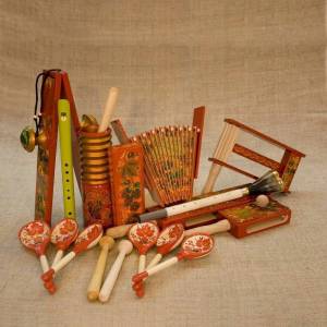 Раскраска музыкальные инструменты народные #8 #407105
