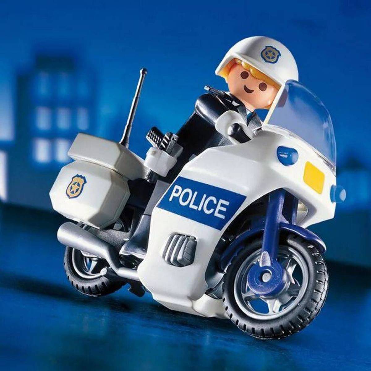 Включи мотоциклы машины. Playmobil полицейский мотоцикл. Playmobil мотоцикл (pm70051). Патруль полицейский Плеймобил.