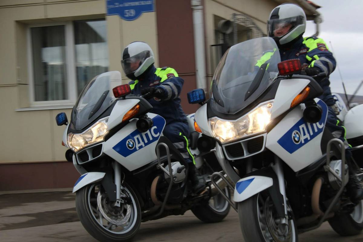 Мотоцикл полицейский #21