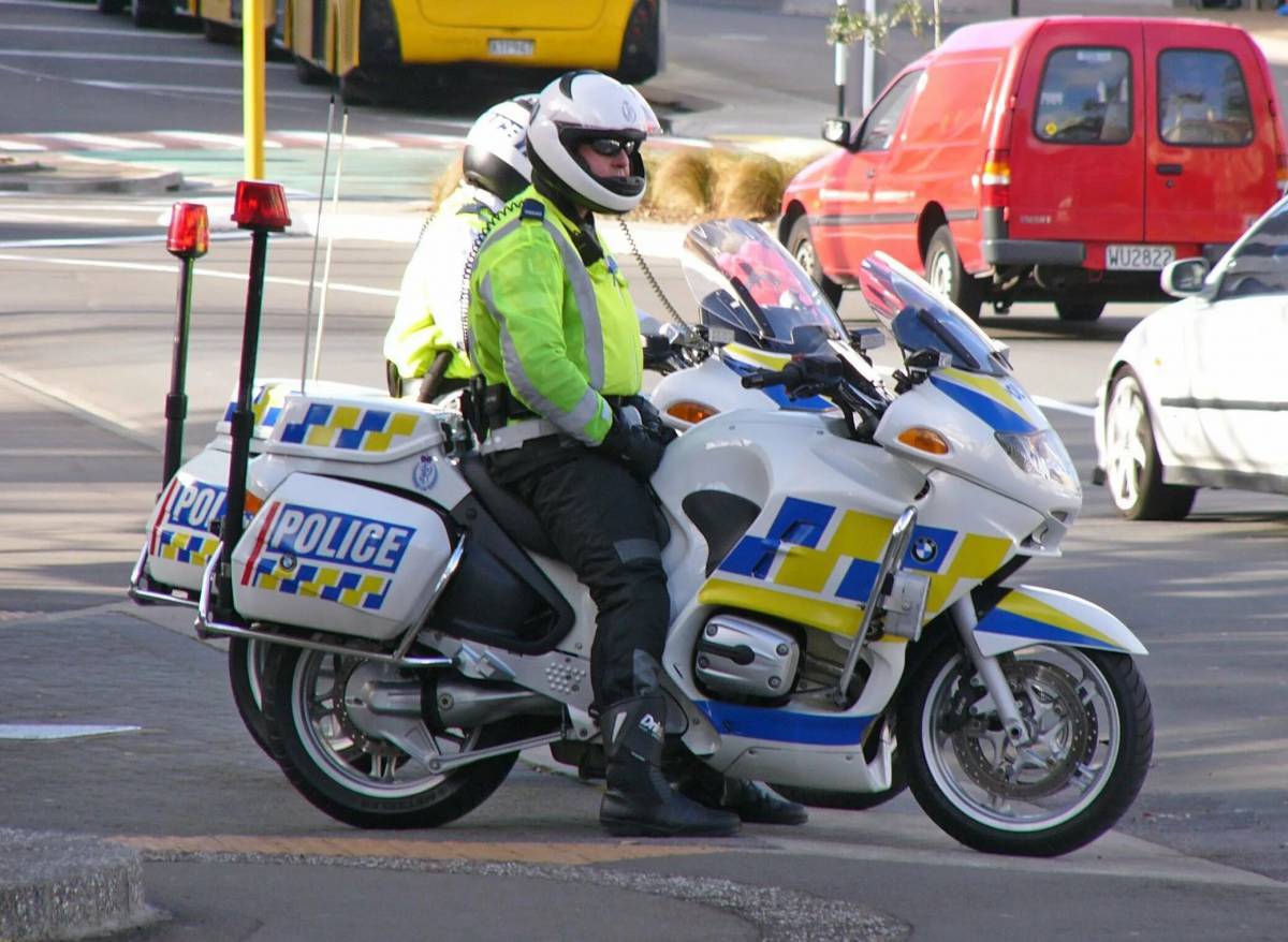 Мотоцикл полицейский #32