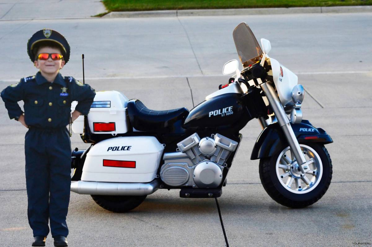 Мотоцикл полицейский #34