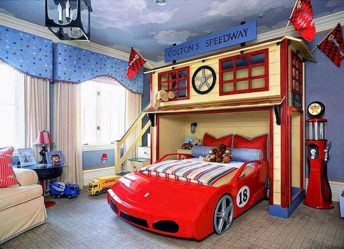 Детская спальня для мальчика