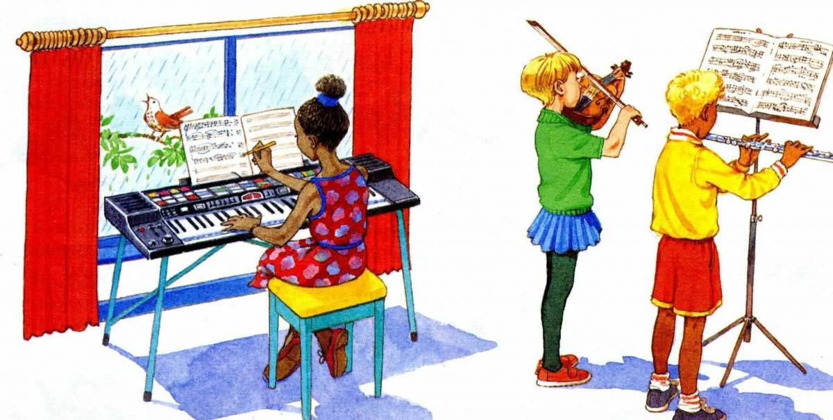 Музыкальные для детей на уроках музыки #13
