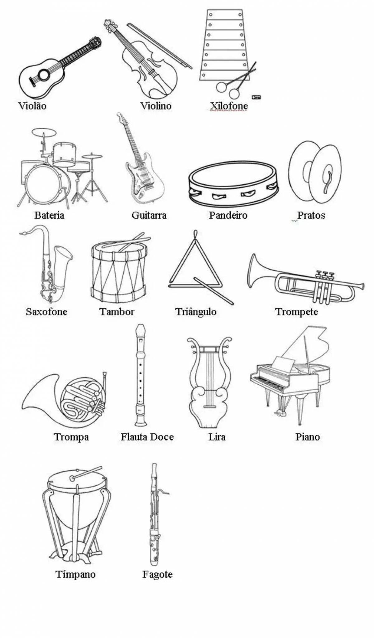 Музыкальные инструменты 1 класс #24