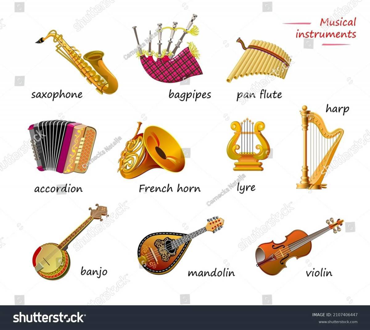 Музыкальные инструменты 1 класс #27