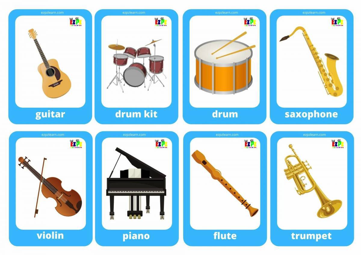 Музыкальные инструменты 1 класс #32