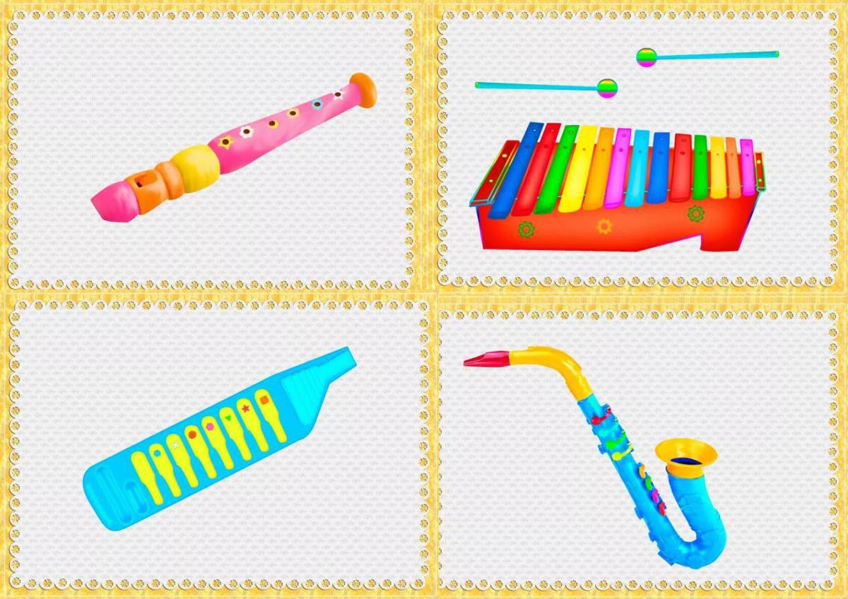 Музыкальные инструменты для детей 6 7 лет #1