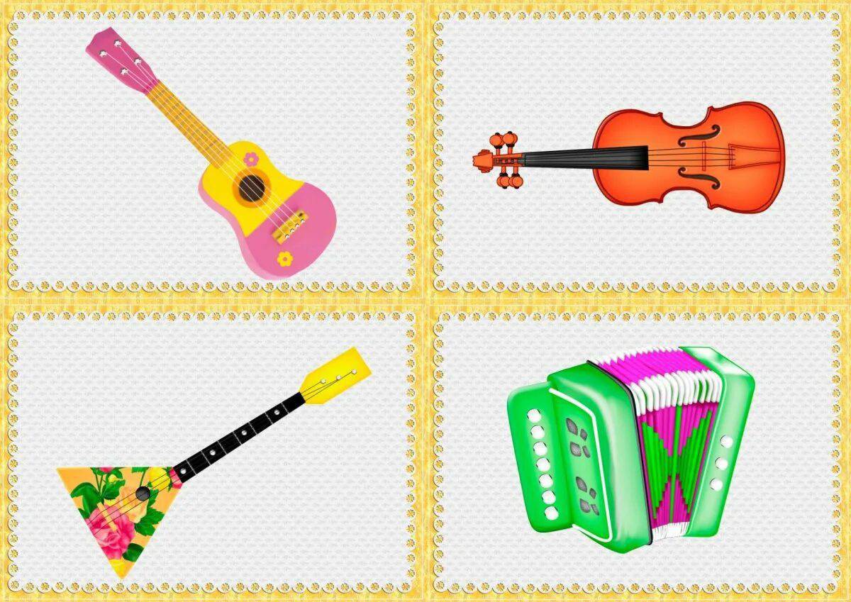Музыкальные инструменты для детей 6 7 лет #2