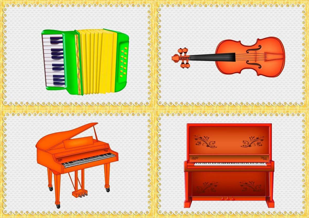 Музыкальные инструменты для детей 6 7 лет #4