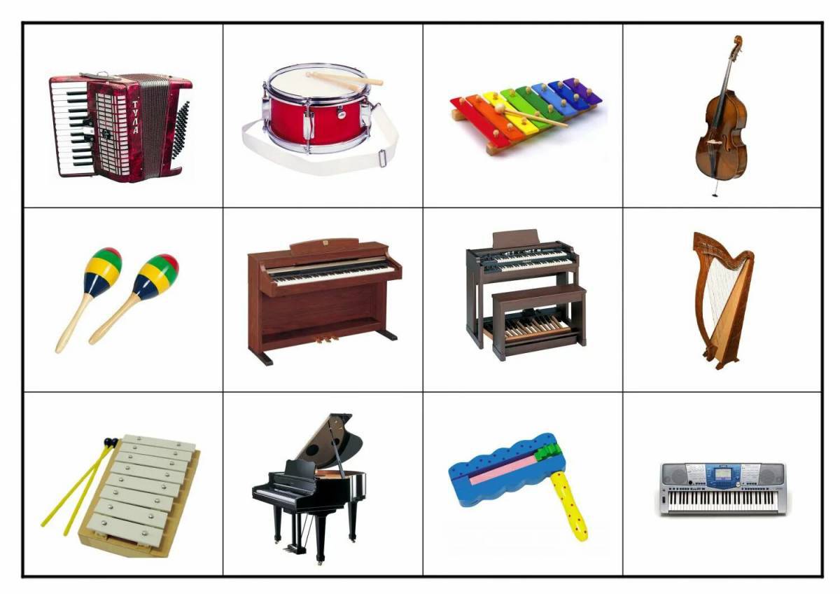 Музыкальные инструменты для детей 6 7 лет #8