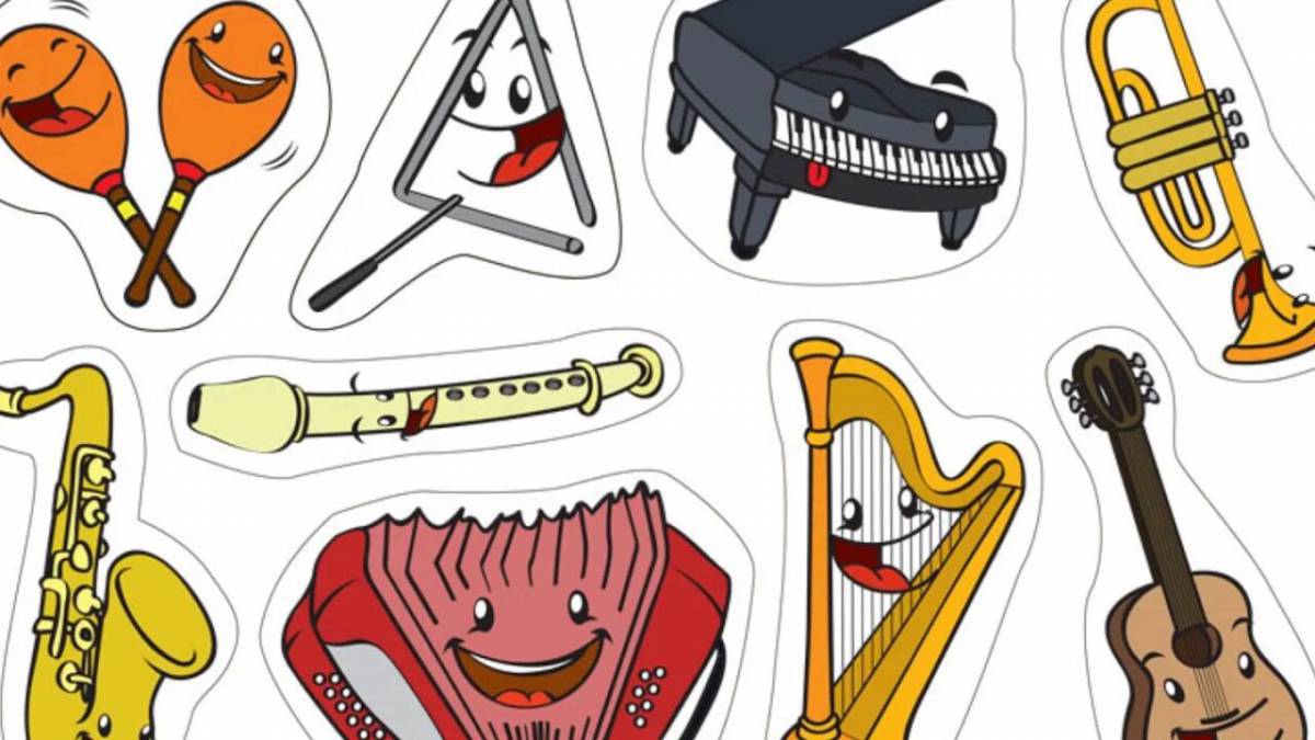 Музыкальные инструменты для детей 6 7 лет #10