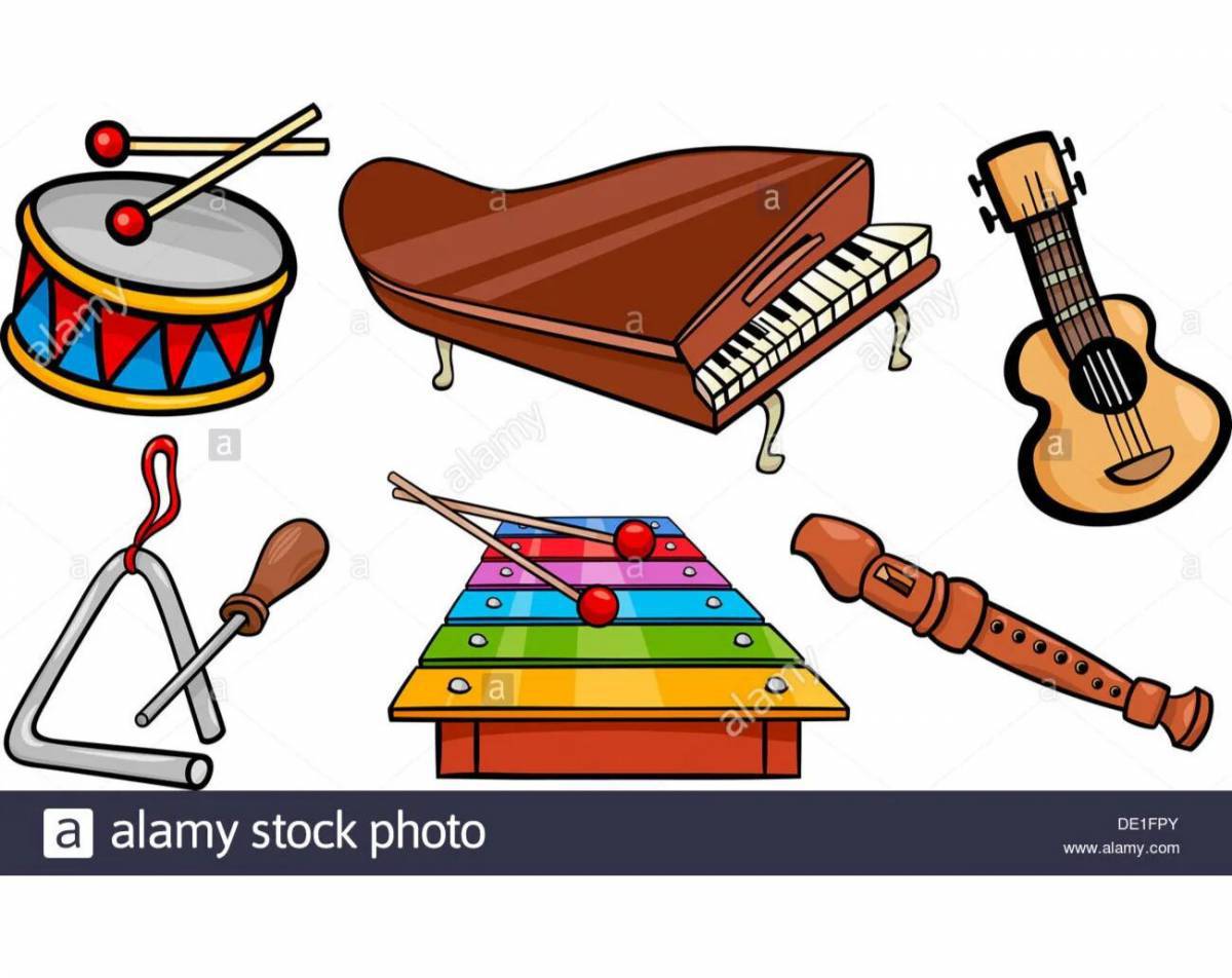 Музыкальные инструменты для детей 6 7 лет #12