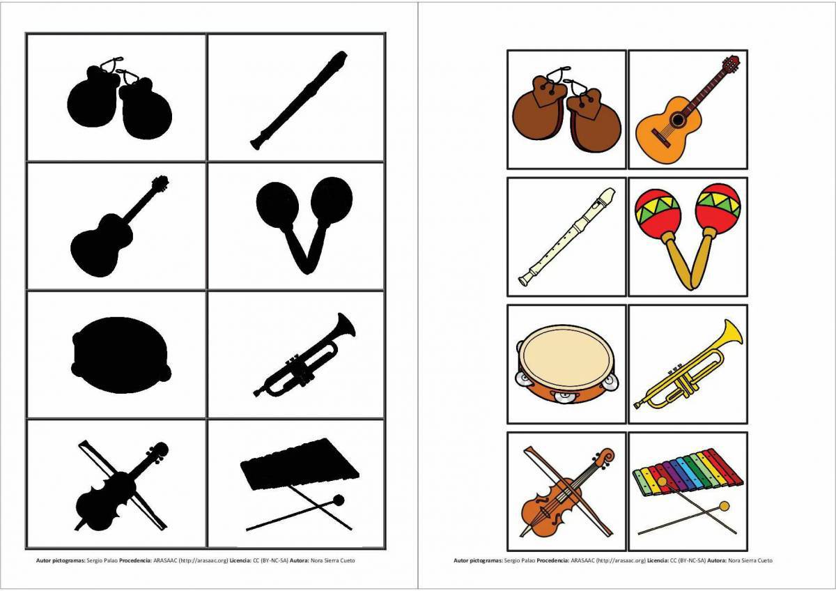 Музыкальные инструменты для детей 6 7 лет #26