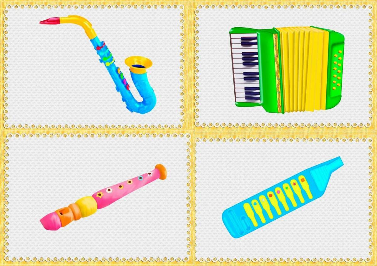 Музыкальные инструменты для детей 6 7 лет #36