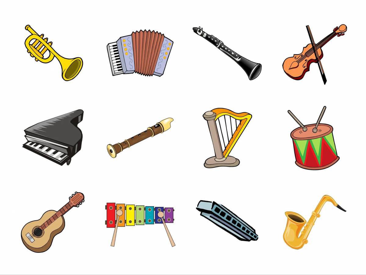 Музыкальные инструменты для детей 6 7 лет #37