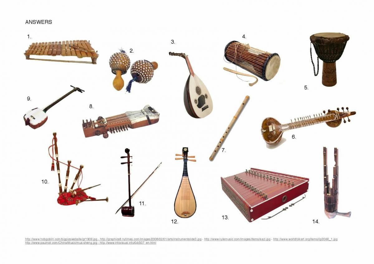 Музыкальные инструменты народные #27