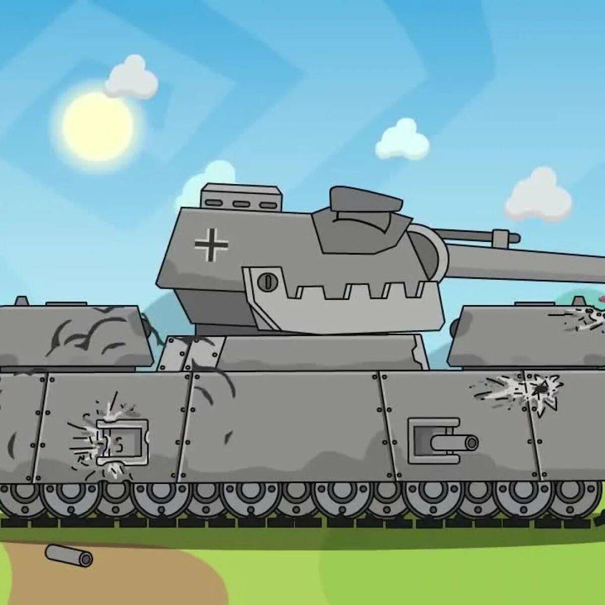 Немецкие танки геранда. Танки кв 44 РАТТЕ. Кв-44 танк Геранд. Танкомульт кв 44. Танк Геранда кв 6.