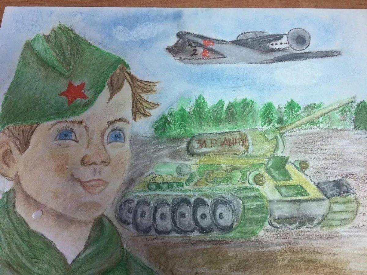 Рисунки в военной тематике