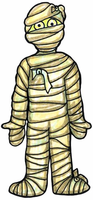 Раскраска мумия #24 #408072