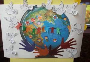 Раскраска мы за мир для детей #7 #408838