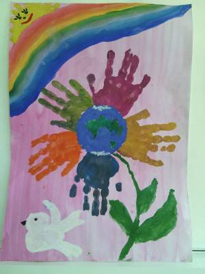 Раскраска мы за мир для детей #29 #408860