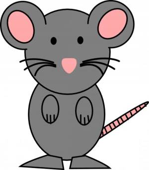 Раскраска мышка для детей 2 3 лет #26 #409086